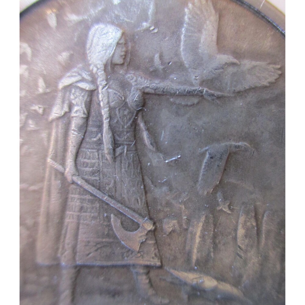 Celtic Lore - Cernunnos  & Morrigan  Coin/Pendant- Can make Two Necklaces in One - Picture 4 of 5